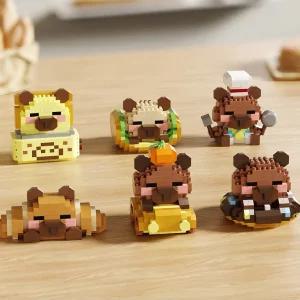 나노블럭 미니 카피바라 동물 6종 세트 1632조각(PCS)