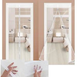 현관 방문 자석커튼 투명PVC 방풍비닐 물기흡수 따듯한실내 충격방지 인기 틈새막이 가성비 방충