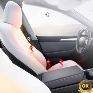 테슬라 모델 3 Y용 통기성 카시트 커버 시원한 보호대 내부 쿠션 선풍기 충전 포함