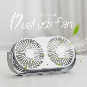 kc 탁상용선풍기 usb선풍기 미니선풍기 휴대용선풍기 듀얼선풍기