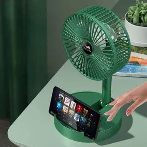 [골드스마일]3단 접이식 무선 폴딩팬 선풍기