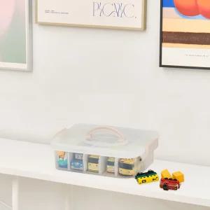 플라팜 레고 장난감 1단 정리함+칸막이세트