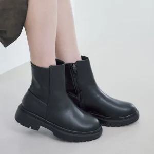 엠.무크 이리스 소가죽 캐주얼 앵클부츠 블랙 516523613AA