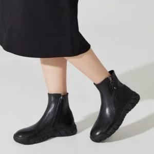 엠.무크 블랑 소가죽 앵클부츠 블랙 516523618AA