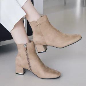 [무크] 여화 피크 쥬얼 앵클부츠 2colors