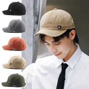캐주얼 볼캡 남여공용 숏챙 예쁜 부드러운 사계절 남자모자 가을야구모자 남성 여자모자