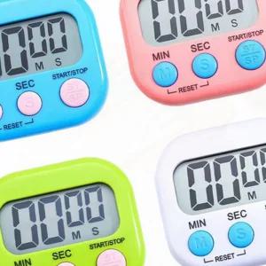 자석 쿠킹 타이머 주방 알람 무소음 조리용 시계 스터디 공부 시험용 알람시계