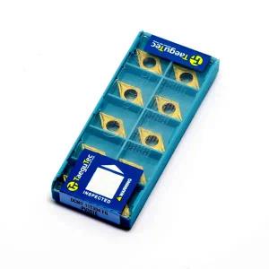 호환  DCMT11T304 FG PV3010 10 개몫 대구텍 네거티브 삼각형 외부 터닝 인서트