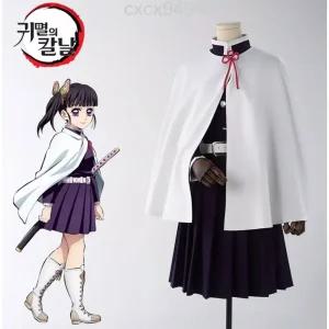  귀멸의칼날 카나오 의상 코스프레 하오리 귀칼 굿즈 츠유리 카나오 유니폼