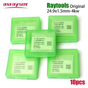 10pcs Raytools 렌즈  레이저 보호 Windows D24.9x1.5mm 4kw 211LCG0037 JGS1 1064nm 석영 융합 실리카 BT2