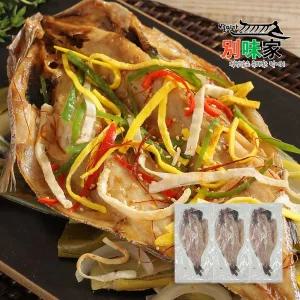 [별미가] 남해별미 담백한 임금님 건강식 국내산 반건조 할복민어 360g x 3미