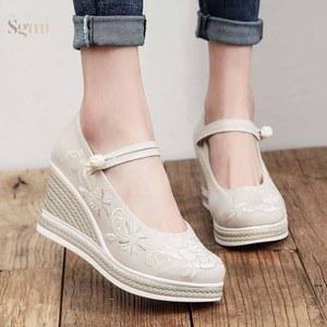 키높이 한복신발 하이힐 웨지힐 여자한복신발 슈즈