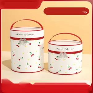 [직장인 도시락] 보온통가방 원형 보냉백 이유식 핸드백형