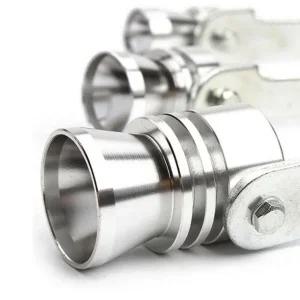 머플러 튜닝 배기구 소음기 오토바이용 터보휘슬 실버 튜닝부품 (WFK8AA3)