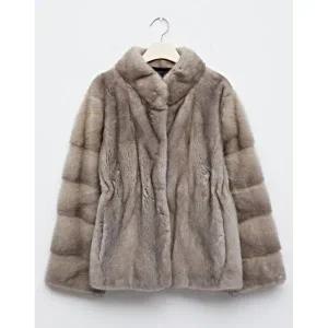 [진도모피]진도 Elfee GTOB 소매 밍크 자켓 (K7W6EJ26_)