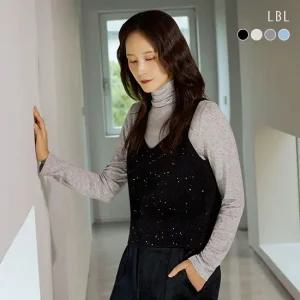 (25FW) 캐시미어 블렌드 터틀넥 드레이핑 티블라우스 4종