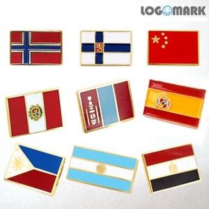 국기뺏지 7 페루 필리핀 몽골 노르웨이 핀란드 아르헨티나 중국 스페인 이집트