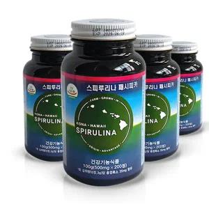 하와이스피루리나 골드패시피카200정 4병