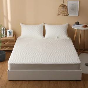 대우침장  순면 누빔 슈퍼싱글 싱글 침대 매트리스커버 침대커버(S/SS)
