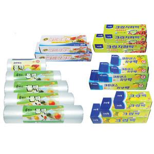 [소량단위] 가정용 롤백 크린백 위생백 지퍼백 모음전