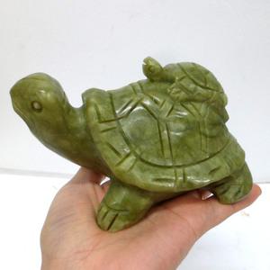 새끼업은 옥거북이/풍수인테리어소품/돌거북이