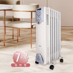 라디에이터 7핀 가정용 화장실 욕실 캠핑 소형 전기라디에이터 사무실 전기난로