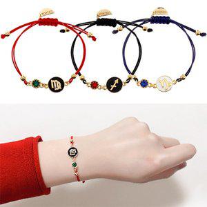 [디바테일][선물포장]탄생석+별자리 매듭팔찌 NEW (3컬러)