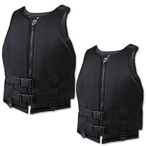 국산 검정 구명조끼 1+1 온가족형 부력보조복 라이프자켓