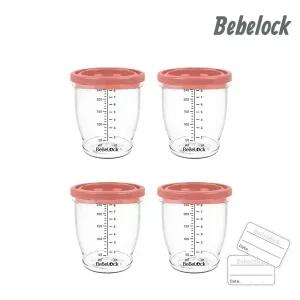 [베베락] 엘파 이유식 밀폐용기 240ml(4P)