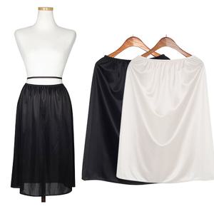 새틴 6부속치마/반슬립/롱 실크 여성속옷/언더웨어/비침 걱정없는 속치마