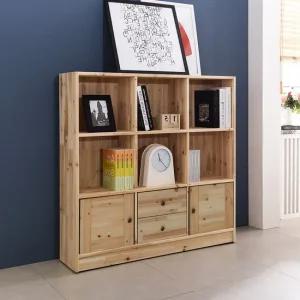 푸름 1200 수납형 낮은 원목책장