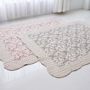 모노 워싱 퀼트 스프레드 카페트 누빔 카페트 200x230cm