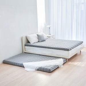 더릭스홈 호텔 스테이 9존 토퍼 매트리스 침대 접이식 바닥 메모리폼 라텍스 원룸 자취방 수면 매트릭스