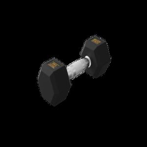 멜킨 육각 덤벨 고급 고무 아령 5kg