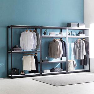 홈던트 조립식 맞춤 철제 시스템 행거 수납장 1단 2단 수납 베란다 좁은방 원룸