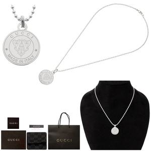 남자 여자 구찌 코인 플레이트 목걸이 실버 펜던트 선물 기념일 생일 여자친구 남자친구