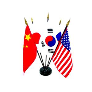 만국기/태극기/국제회의용국기/장식용실내용국기/한반도기/수기/미국기