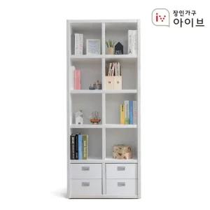장인가구 아이브 마카롱 800 5단 서랍형 책장