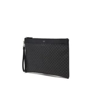 [롯데백화점]닥스 액세서리 블랙 가죽 DD로고 패턴 클러치백 DBBA2F466