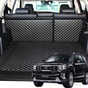 모하비더마스터 전용 4D 퀼팅 트렁크매트+뒷열커버 풀세트/차박매트