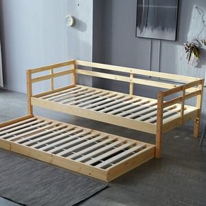 [예작퍼니처] 스마트 슬라이딩  패밀리 원목 침대 매트리스별도 BTS002