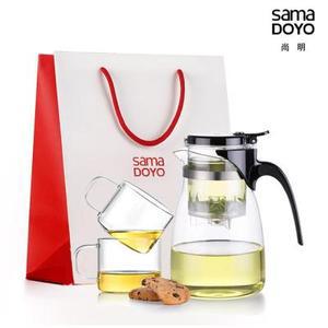 사마도요 티포트세트 A14 900ml+찻잔2P 정품쇼핑백