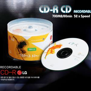 LG전자 DVD-R 52배속 공CD 공시디 CD케이스