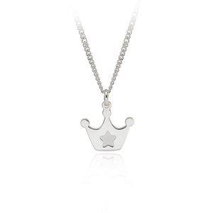 [제이로사][알로하골드] 실버 쁘띠왕관 미아방지 목걸이