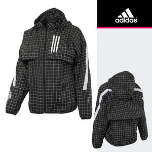 아디다스 우먼스 W.N.D. 자켓(GM0698) 집업 후드 자켓