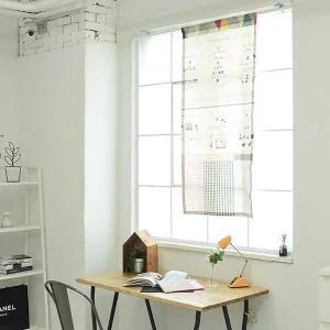 /모모제작소 쁘띠메종 북유럽 린넨 가리개커튼 67x132