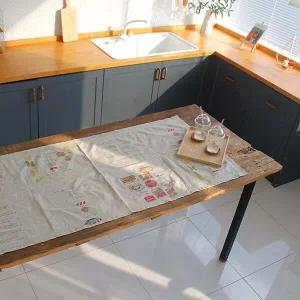 /모모제작소 레시피 린넨 북유럽 테이블보 142x65(1장)