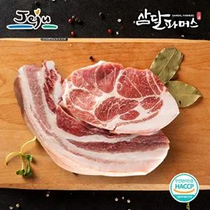 [삼달파머스][삼달파머스]냉장 제주 흑돼지 오겹살 500g+목살500g /스킨포장