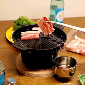 와이드2-3인용 직화가능 가정용 미니화로  삼겹살용