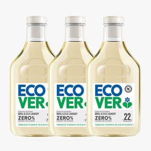 에코버 울세탁세제 제로 1000ml 3개세트